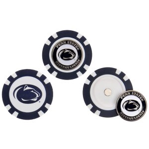 golf markers poker chips Penn State Athletic Logo 3 pack